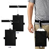 Beinbeutel Halterung, 2 PCS Katheter Beinbeutel Halter Schwarz Urinbeutel Beinbeutel Halterung Mit Gürtel Beinbeutel einfacher Zugriff für Katheter Urinbeutel Tasche