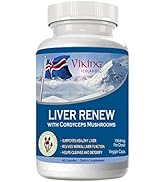 Viking Liver Renew Icelandic - Liver Health Support Formula - Comprehensive Mushroom Blend with C...