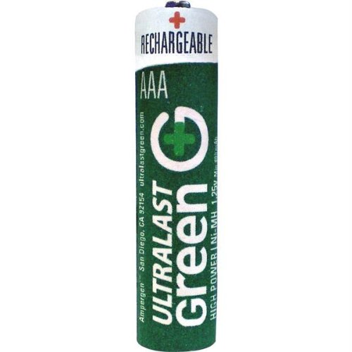 ULTRALASTULGHP8AAA AAA Green High-Power Rechargeable Batteries, 8-pack