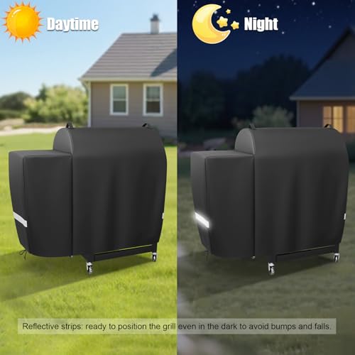 Image of Grill Cover for Recteq 590 /Deck Boss 590 /800 /900 Wood Pellet Grill