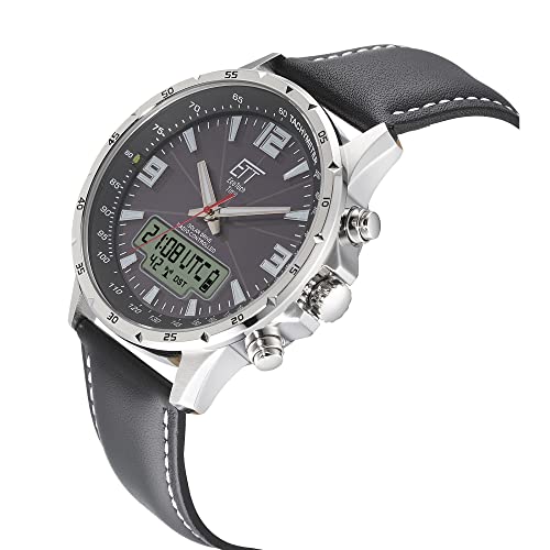 ETT Eco Tech Time Orologio Da Uomo EGT-11467-11M | Solare Radiocontrollato In Titanio | Serie Everest II Titan - 2