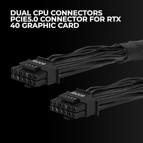 Aerocool LUXPRO1000, alimentatore 1000 W, certificato 80 Plus Gold, efficienza +90%, condensatori giapponesi 105 °C, ventilatore APFC 14 cm FDB, ATX 3.0 e PCIe 5.0, 5 anni di garanzia, nero - Alimentatore - Immagine 4