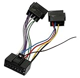 Konvertiert ISO Auto Radio auf Panasonic Autoradio Modelle H4-Stecker von Stereo.