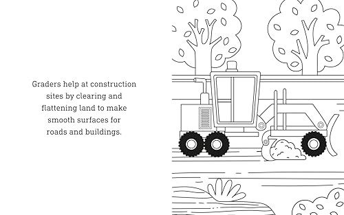 Construction Coloring Book for Kids: A to Z Coloring Fun with Mighty Trucks (Excavators, Dump Trucks, and more!)