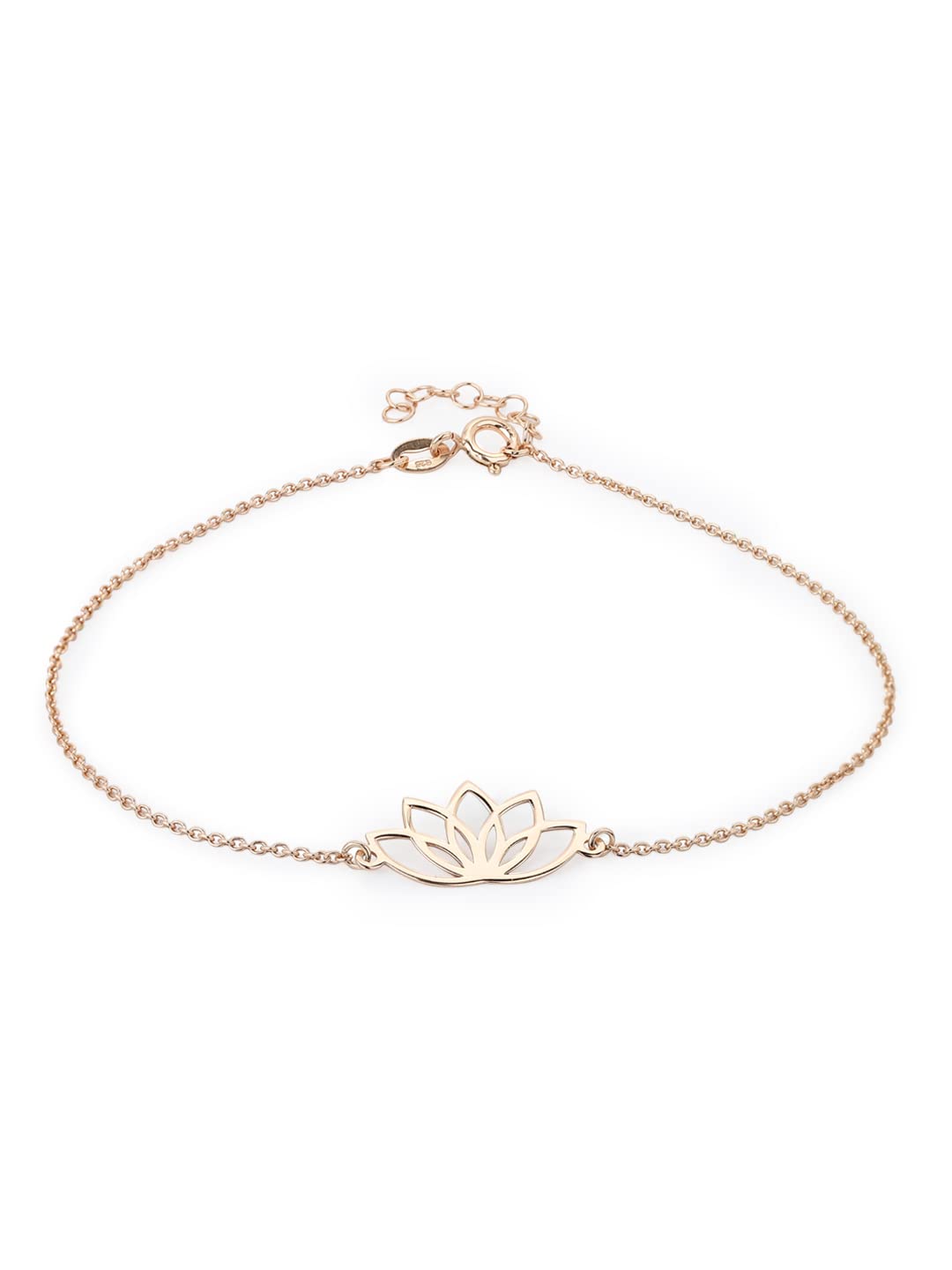 vanbelle Women's 925 Sterling Silver Rose Gold-Plated Anklet VANA316-picture-6