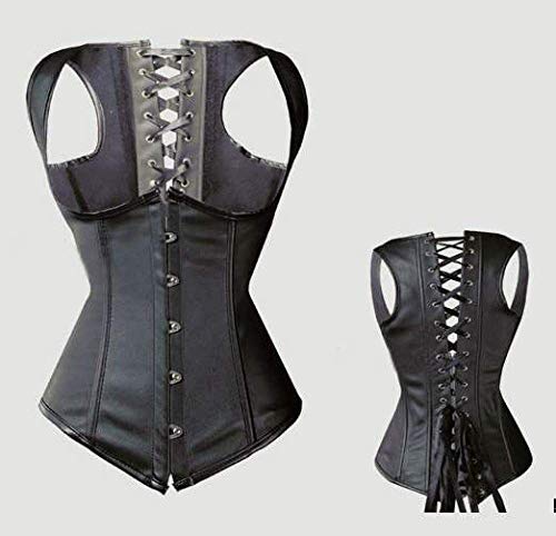 QINGQU Women's Erotic Lingerie Sets Erotic Clothing Palace Corset Steel Corset Shapewear Black XL