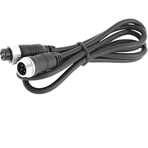 Image of Backup Camera Extension Cable, Car Video 4Pin Aviation Extension Cable, for CCTV Rearview Camera Car Truck Trailer Camper Bus Motorhome Vehicle Backup Monitor Waterproof Shockproof System 6.6FT /2M