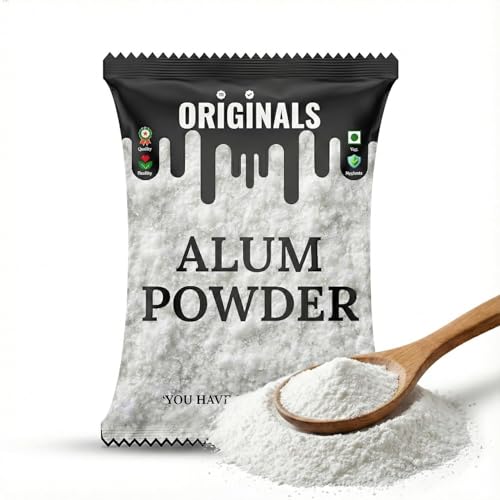 Image of Originals Pure Alum Powder (Fitkari) - 100% Pure and Safe for Face, Skin, Acne, Shaving, Teeth 200 g