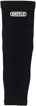 Battle Sports Elbow and Forearm Padded Football Sleeve - Compression Padded Arm Sleeve, Maximum Protection Football Accessory