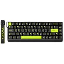 FKZ M68 HE Rapid Trigger RGB Gaming Keyboard,65% Hall Effect Magnetic Switch with Adjustable Actuation 8000 Hz Polling Rate Hot Swap Wired Mechanical Keyboard for PC/Mac Gamer Black
