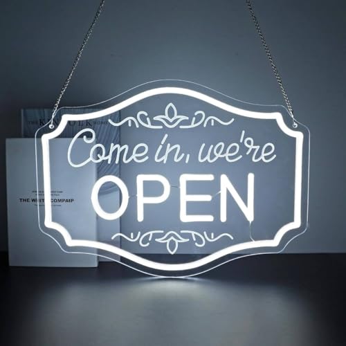 BEIBEINOYA OPEN �l�I���T�C�� �����P�x LED �Ŕ� �c�ƒ��l�I���� �X�܊J�Ɨp�G���{�X���H�l�I�����C�g �A�[�g�Ŕl�I�� ���X �X�� �J�Əj�������l�I���T�C�� �X�ܗp�i ���Ǝ{�� �c�ƕ\���Ŕ� (L42*30.5cm)