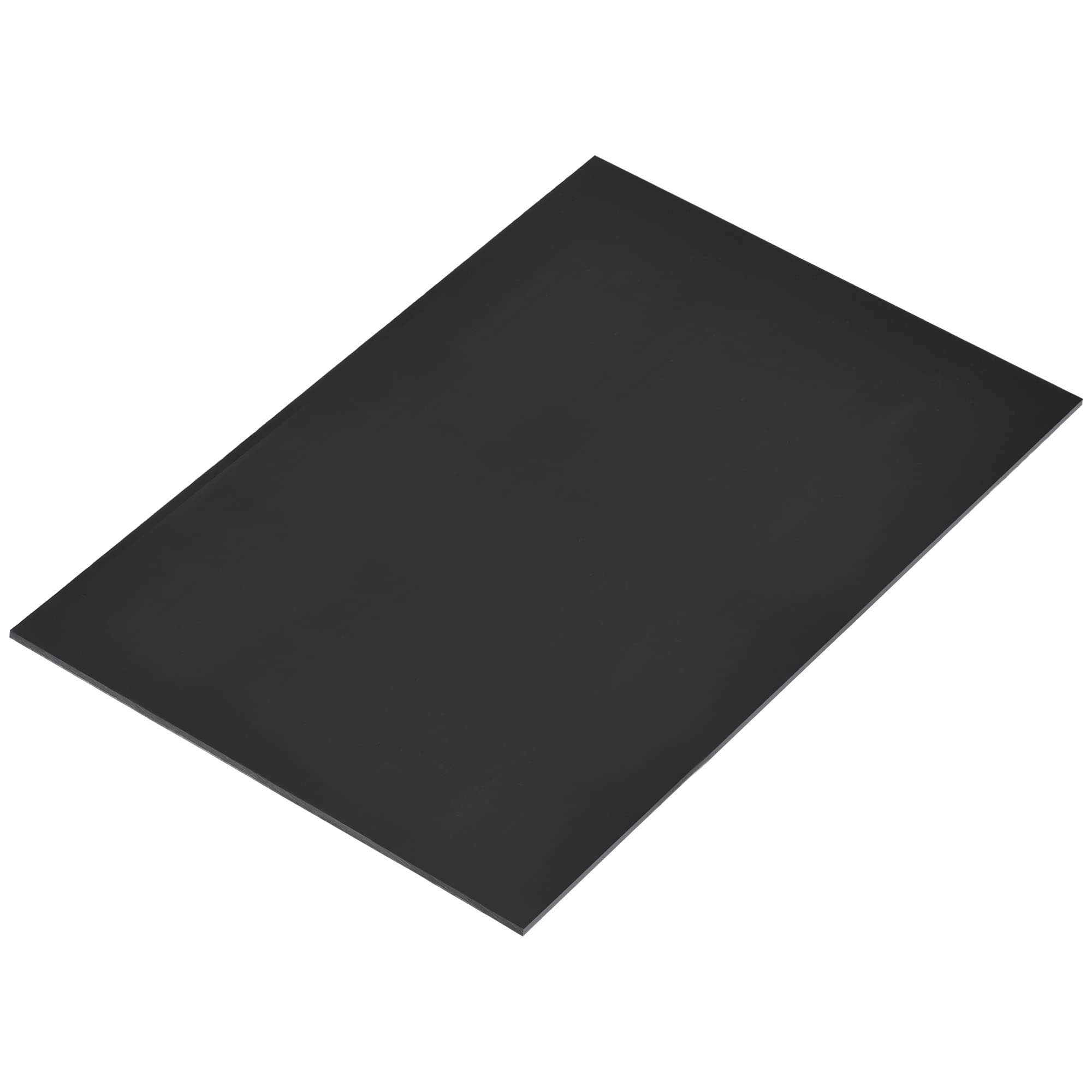 MECCANIXITY UHMW Sheet Ultra High Molecular Weight Polyethylene Sheet Hard Plastic Sheet Board 6.1''x 8 '' x 0.08'' Black Pack of 2