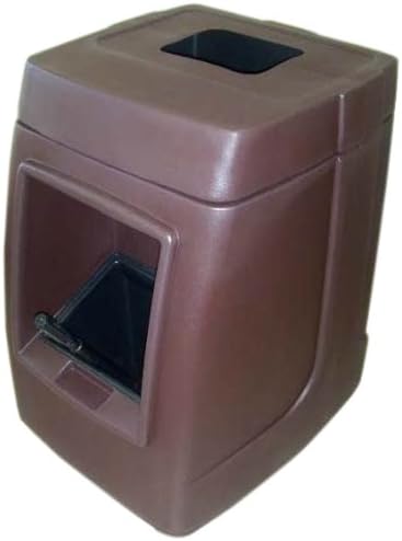 8002874 Contour All in One Waste and Windshield Service Center, 24.25" L x 25.75" W x 33" H, Brown