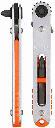 VESSEL Low-Profile Flat Plate Ratchet Screwdriver Set (TX76U (Straight Type))