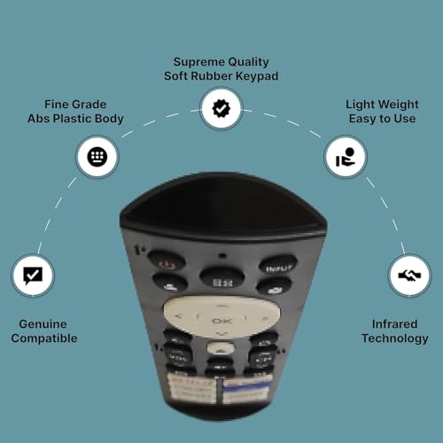 Image of BLACKSHEEP Compatible with Hisense Smart Tv Remote A- Without Voice - Hot Keys Netfix, Prim Video, Sonyliv, Hotstar and Y0Utube Use for LCD Led OLED QLED Uhd 4K Android Tvs-Black