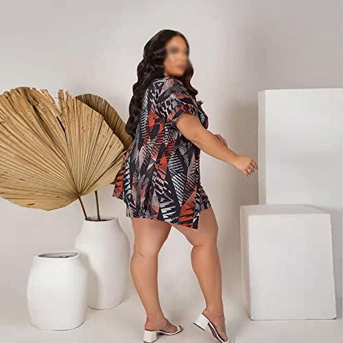 Ensemble Grande Taille RWRAPS Ensemble Deux Pièces Fluide avec Haut et Jogger - 6