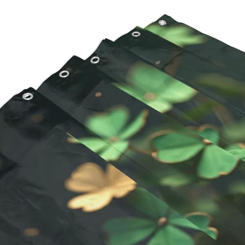 Rideau de douche botanique vert 152x183 cm lavable en machine n° 43