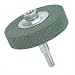 QWORK® Grinding Wheel Adapter and Grinding Stone for Drill, Change Electric Drill into Grinding Machine, 75mm OD 10mm ID Green Suitable for Metal Matte Polishing