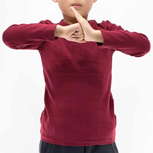 Image of POBIDOBY Toddlers Long Sleeve T-Shirt Soft Cotton Top Tees for Girls and Boys 1-Pack