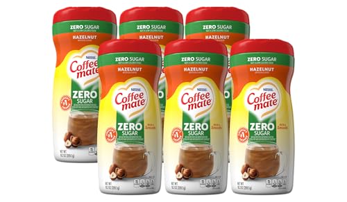 R[q[-mate w[[ ibcAYR[q[ N[A10.2 IX̃pbP[W (pbN 6) Coffee-mate Hazelnut, Sugar-Free Powdered Coffee Creamer, 10.2-Ounce