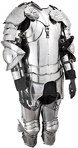 NauticalMart Medieval Knight Half Suit of Armor Larp Reenactment Handmade Armour Costume, Medieval Knight Gothic Suit of Armor Adult Costume