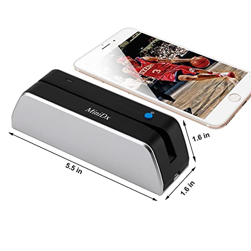 Msr X6 Bluetooth Magnetic Swipe Card Reader Writer Encoder 3-Track Msrx6Bt For Mobile/Tablets/Pc #TOP4