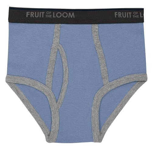 Image of Fruit of the Loom Boys' Tag Free Cotton Briefs Underwear (Assorted Colors)