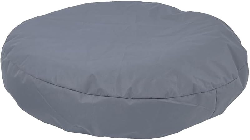 Capa impermeável para cama redonda de cachorro EechicSpace Greyrc-O32, 81,28 cm