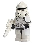 LEGO Accessories: Star Wars EP3 Clone Trooper - Snow Gear - with White Blaster