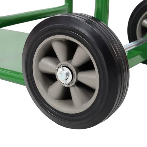 Carretilla para cilindros de soldadura 440lbs con ruedas de goma sólidas miniatura 5
