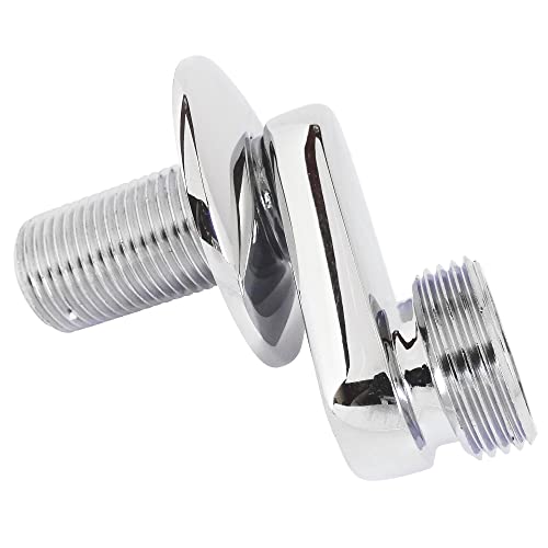 Somatherm 324-21 Elbow Wall Connector M15/21-M20/27 32 mm Rosace, Grey, Gray - Image 3