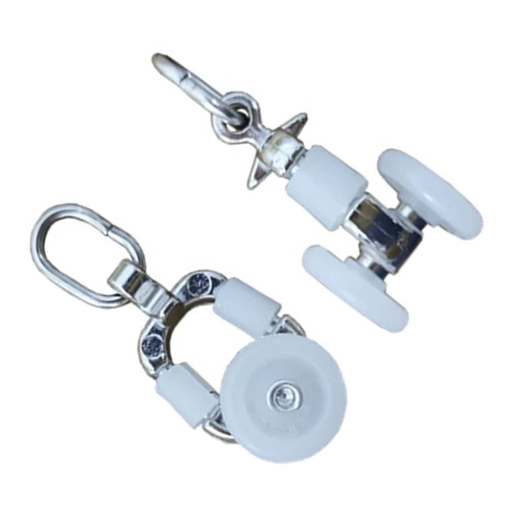 Buy BESPORTBLE 20Pcs Curtain Track Rollers Gliders Double Wheel Rolling