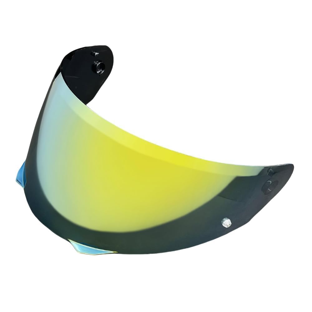 ZJHFDC Motorcycle Helmet Visor for HJC i90 / i91 HJ-33, Windproof Anti Scratch Helmet Visor Replacement Motorcycle Accessories,normal-Cgold