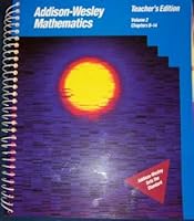 addison-wesley mathematics teacher's edition volume 2,chapters 8-14 0201866781 Book Cover