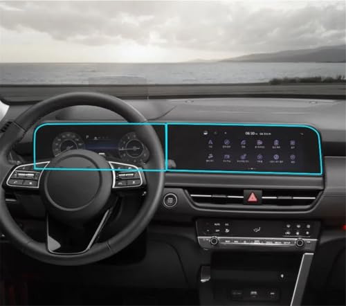 Film de protection transparent Kia Seltos 2023-2024 en verre trempé 10,25"