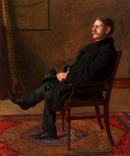 Cuadro Eakins 60x90cm de pintura decorativa para pared de salón