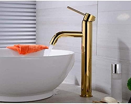 Mitigeur de salle de bain doré pour remplacer un vieux robinet