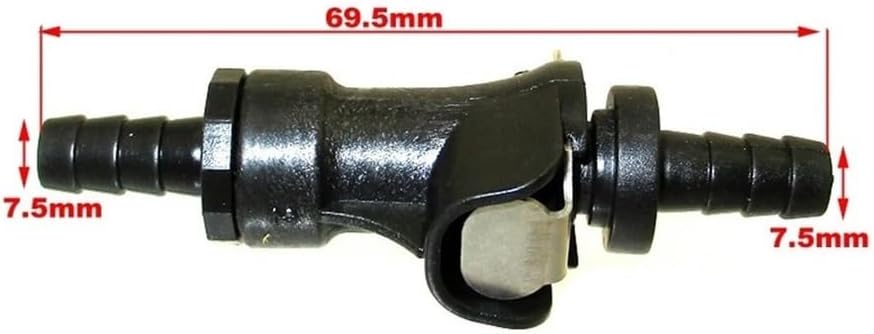 5/16 Inch Fuel Line Quick Disconnect Fitting Shutoff For Motorcycle Shutoff ATV(1pc)