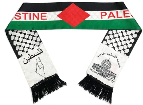 Palestine Flag Scarf, Palestine Flag Shawl Wraps Scarf, Scarf Palestine Satin Palestine Flag Scarf for Women Men3