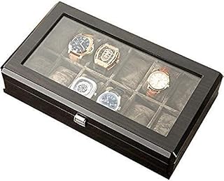 HZH Holz Tischplatte Uhrengehäuse Kommode Druckknopf Verschluss Armband Kissen Schmuck Display Aufbewahrung High-End Aufbewahrungsbox