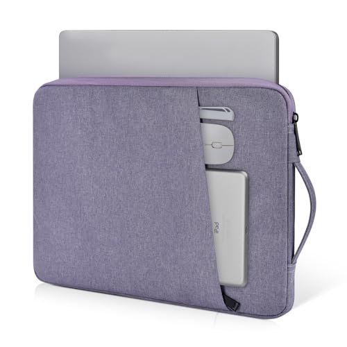 Image of 14 Inch Laptop Sleeve Case for HP Chromebook /Stream /Pavilion Plus 14, Lenovo IdeaPad, ASUS Vivobook Go, Dell Latitude Computer Bag, Ultra Violet