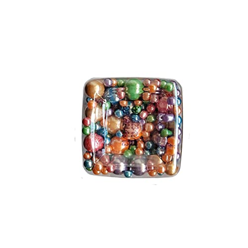 Image of Edible Deep Colorful Sugar Pearls Candy Sprinkles 120G / 4.23Ounce Baking Cake Sprinkles Cupcake and Cake Topper Cookie Decorations Wedding Party Valentines Halloween Christmas Supplies