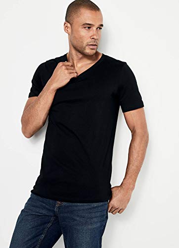 Jockey Men's T-Shirts Slim Fit Cotton Stretch Crew Neck T-Shirt - 2 Pack, Black, M #TOP4