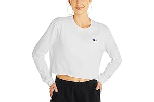 Champion Crop: A Fashionable and Versatile Long-Sleeve Crop Top