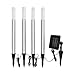 Produktbild Konstsmide Treviso 7802-000 Solarleuchte LED 4er Set / B: 3cm T: 3cm H: 40cm / Edelstahl / Kunststoff