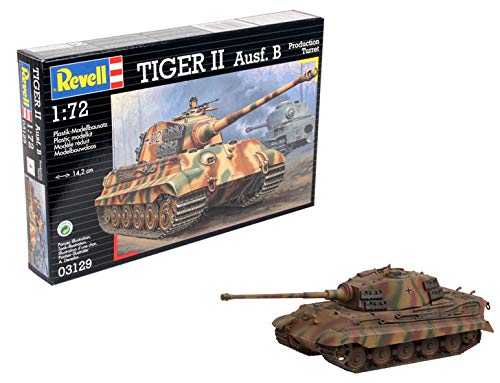 Revell Modellbausatz Panzer 1:72 - Tiger II Ausf. B im Maßstab 1:72, Level 4, originalgetreue Nachbildung mit vielen…