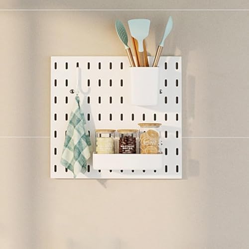 Gaming Pegboard Wall Organizer Kit - Versatile Wall Mount for Home Office, Living Room & Bathroom - Stylish Storage for Game Controllers, Tools, Accessories & More!