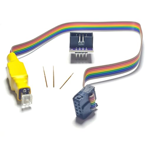 Image of SOP8 Clip150mil SOIC8 IC Test Probe Line for EEPROM 24 25 93 chip Circuit USB Programming for with Xgecu Programmer T76,T56,T48,EZP2019 EZP2023, RT809F,RT809H
