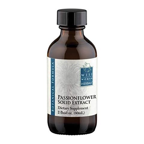 Wise Woman Herbals – Passionflower Solid Extract – 2 oz – Liqud Extract Natural Support of Temporary Tension, Supports Deep and Restful Sleep, Promotes Mood Balance, Relaxation and Calming Cover