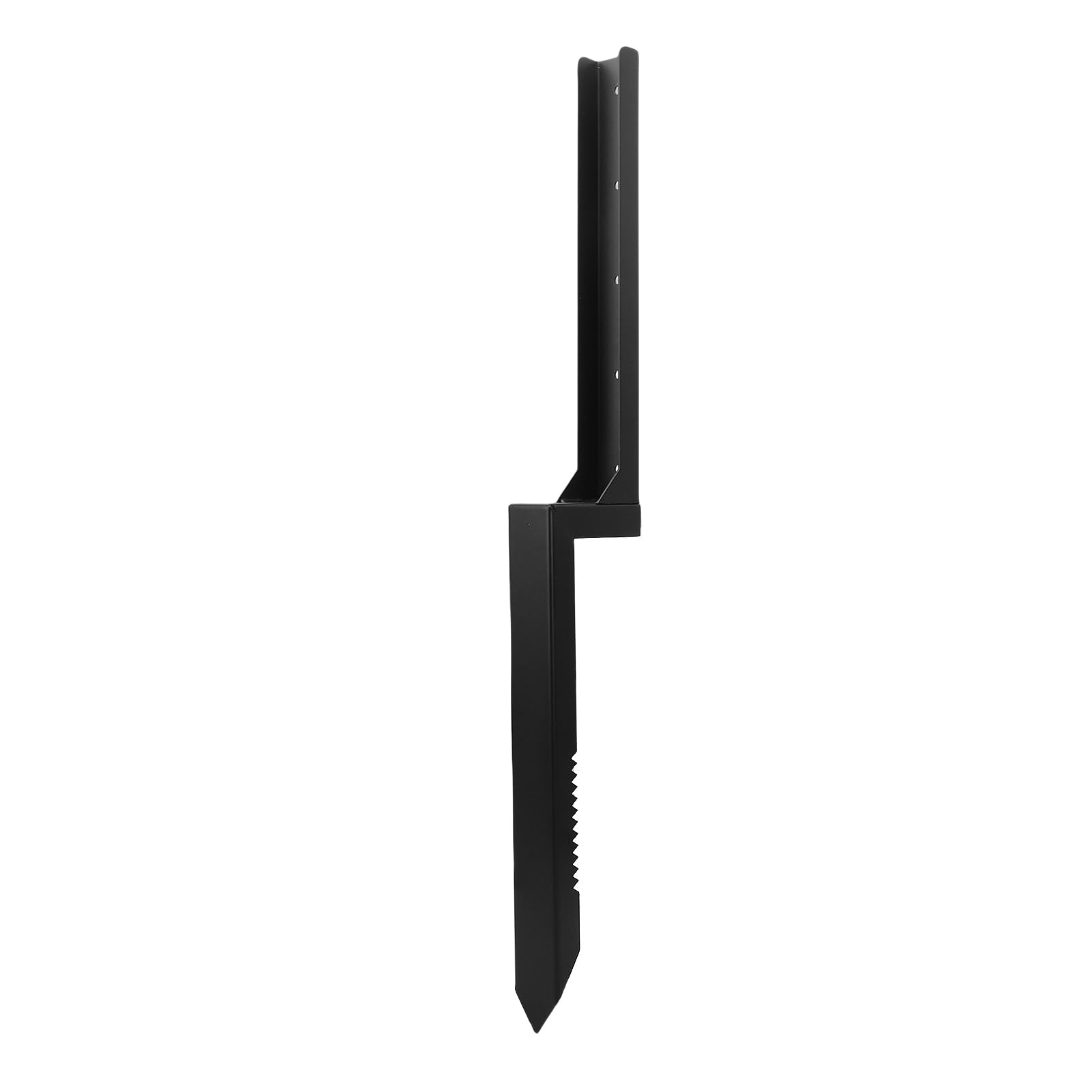 Kit de Reparación de Postes de Valla de Acero Resistente, Estacas de Anclaje de 33,86 Pulgadas con Placa Inferior Cruciforme para Anclaje Seguro, para Vallas de Madera, Puertas de Buzones,